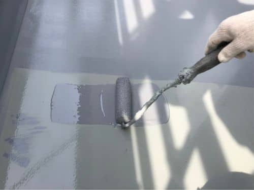 ベランダ床面の防水塗装 愛西市周辺の防水工事 ペイントホームズ名古屋西店