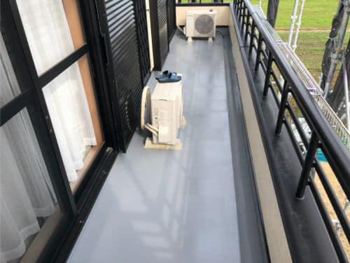 ベランダ防水工事 完了 愛西市周辺 ペイントホームズ名古屋西店